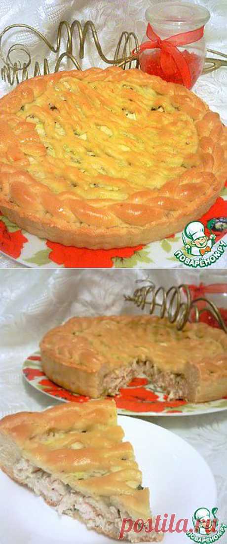 Пирог с курицей в соусе &quot;Бешамель&quot; - кулинарный рецепт