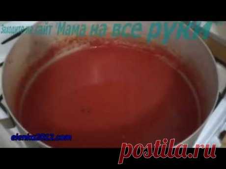 Томатный сок в домашних условиях на зиму, очень вкусный сок