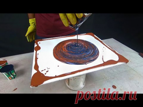 Artistic Circles: Exploring Acrylic Fluid Art Ring Pours Technique