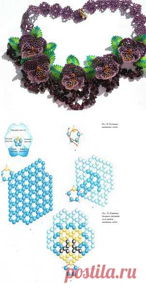 Necklace "Violet" | Laboratory household