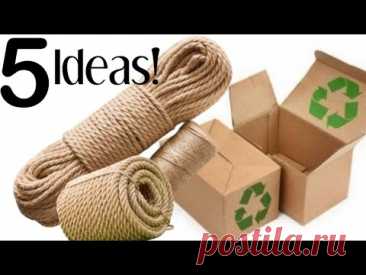 Wow Incredibly beautiful ideas from waste cardboard boxes !! You'll be amazed to see the result