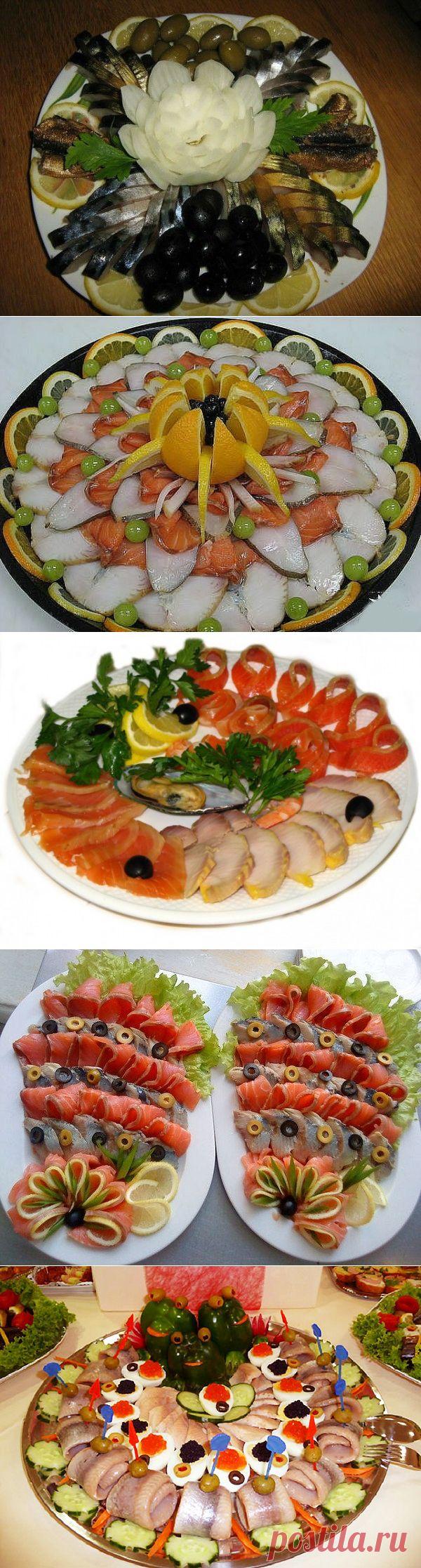 Рыбная нарезка для праздничного стола