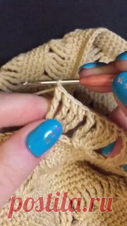 Узор из столбика с четырьмя накидами! кулинарим с таней бисквитный рулет