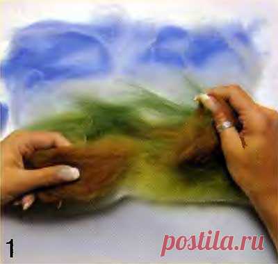 Мягкие картины своими руками. Валяние