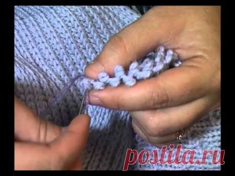 КАК ЗАКРЫТЬ ПЕТЛИ ИГЛОЙ