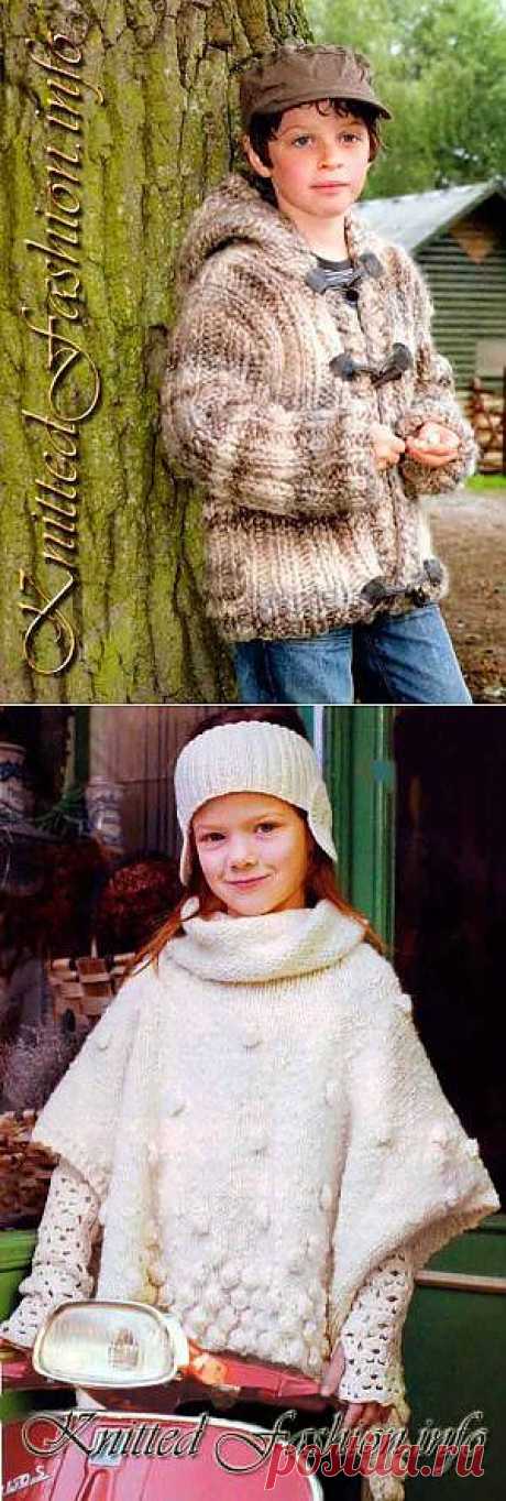 Верхняя одежда для ваших детей. Теплая забота маминых рук. - KnittedFashion.info