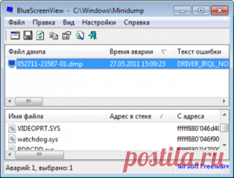 BlueScreenView 1.55 + x64