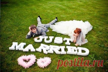 Оформляем свадебную фотосессию — объемные буквы своими руками