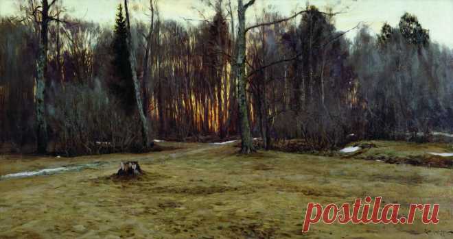 Станислав Юлианович Жуковский (1873−1944)

«Апрельский вечер» (1898)