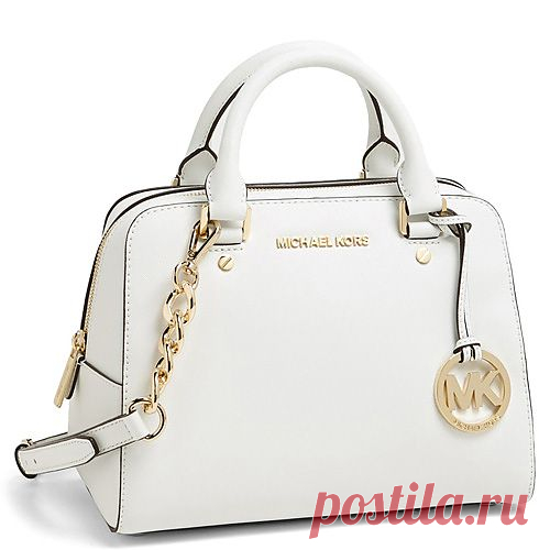 Сумка MICHAEL Michael Kors Jet Set Medium Satchel белая (30h3gtvs3l) — купить в Киеве, Украине: цены, фото - интернет магазин Цікаві Речі
