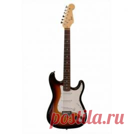 Flight Est11 3TS электрогитара, цвет Sunburst
