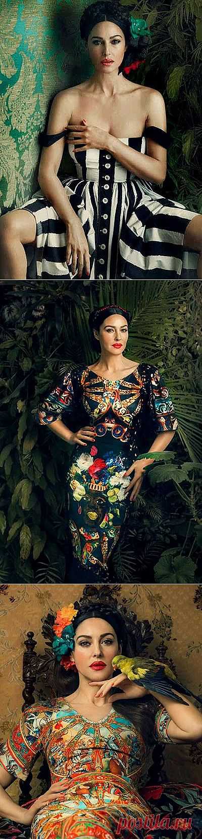 Потрясающая Моника Беллуччи в мартовском номере укринского Harper's Bazaar