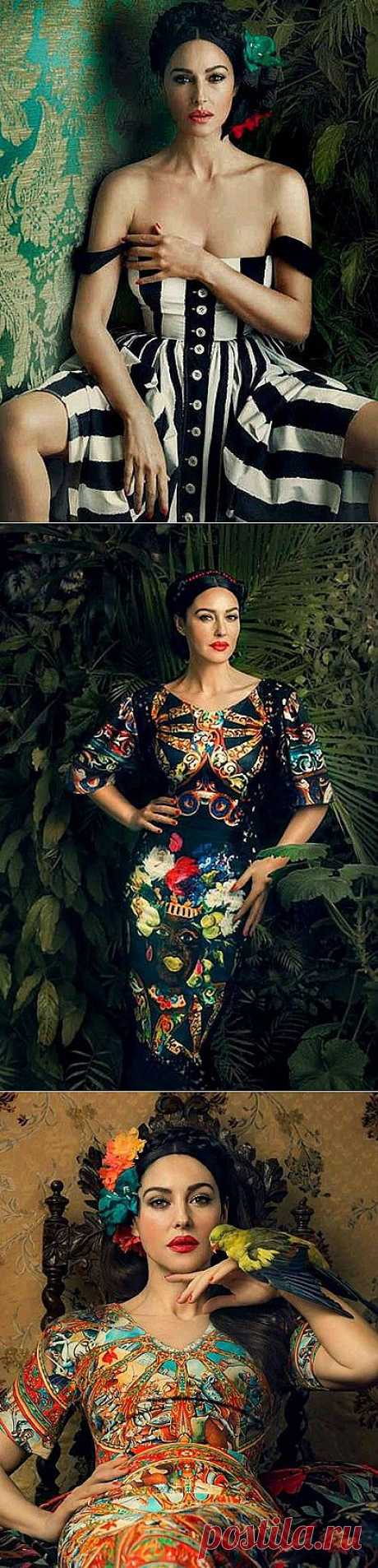 Потрясающая Моника Беллуччи в мартовском номере укринского Harper's Bazaar