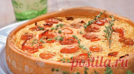 Томатный пирог. Пошаговый рецепт с фото на Gastronom.ru