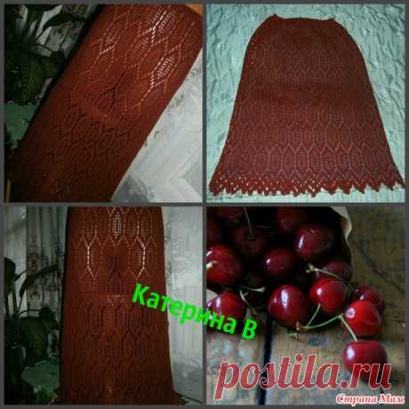 Юбка в пол простым филейным узором. - Вязание - Страна Мам