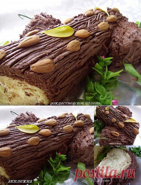 Рождественское полено : Торты, пирожные