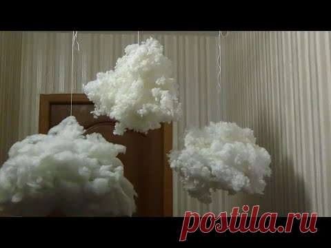 новогодний декор, облака из ,,,,