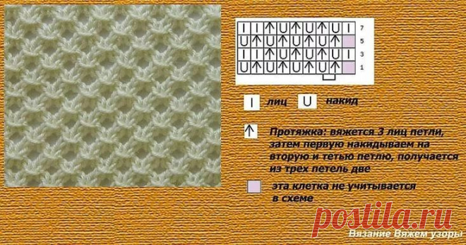 сеточка спицами с описанием и схемами — Яндекс: нашлось 6 млн результатов