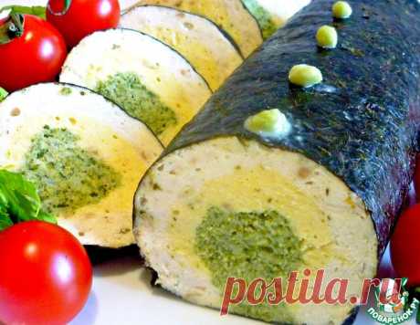 Рыбный рулет в нори