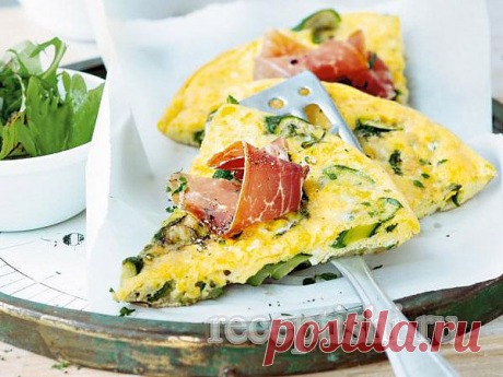 Омлет с кабачками (zucchini frittata) | Receptishi.ru