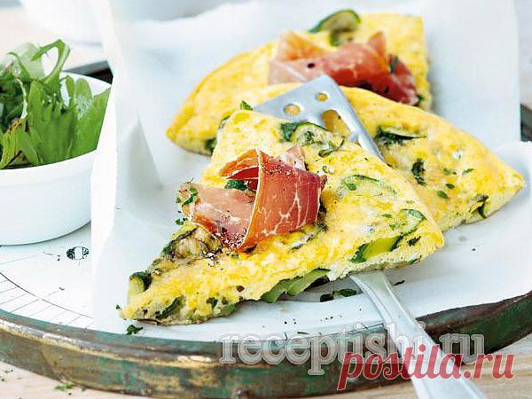 Омлет с кабачками (zucchini frittata) | Receptishi.ru