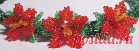 Цветок для колье "Лето" | biser.info - всё о бисере и бисерном творчестве