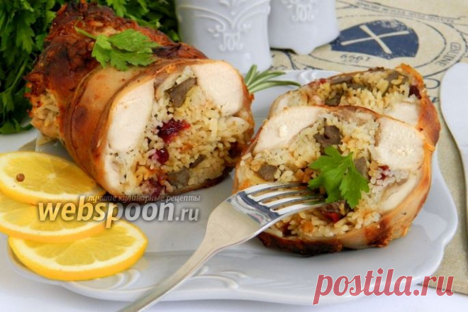 Фаршированное седло кролика.