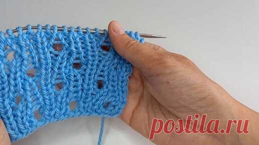 😍КРИВАЯ резинка 1х1. Узор спицами | Luba Lace вязание спицами и крючком | Дзен