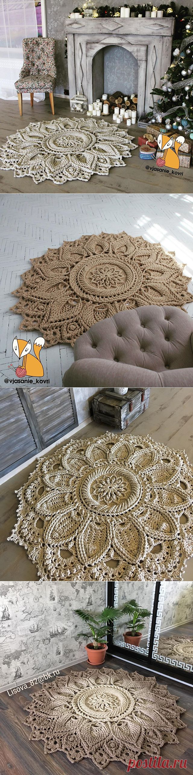 Вязаные ковры Лисовой Оксаны (@vjasanie_kovri) • Фото и видео в Instagram
