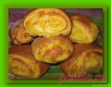 Мягкие апельсиновые печенья