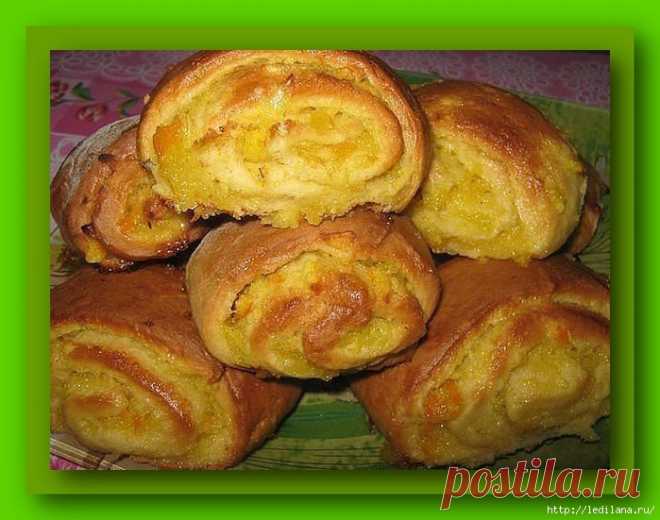 Мягкие апельсиновые печенья