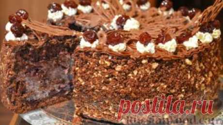 Рецепт: Торт "Пьяная вишня" на RussianFood.com