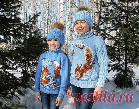 СВИТЕР С РИСУНКОМ
