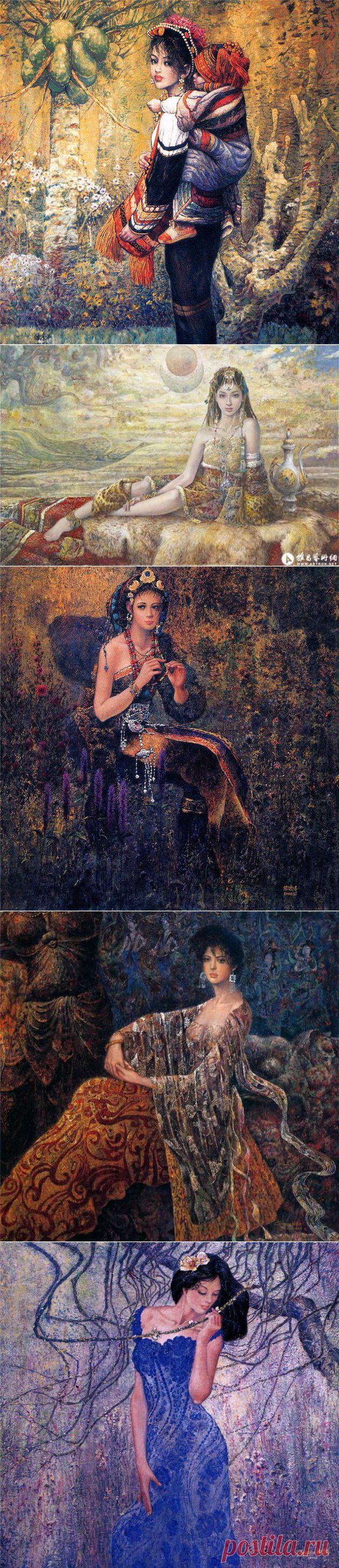 Удивительные картины китайского художника Chen Chong Ping.