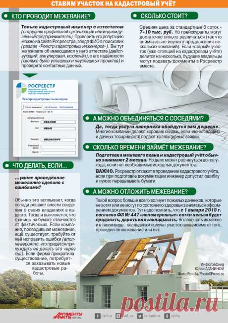 (+1) Как поставить свои сотки на кадастровый учёт? : Полезные советы : Дом : Subscribe.Ru
