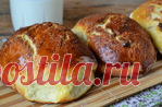 Картофельные булочки с изюмом.