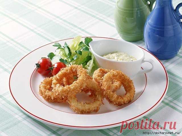 Луковые колечки закусочные