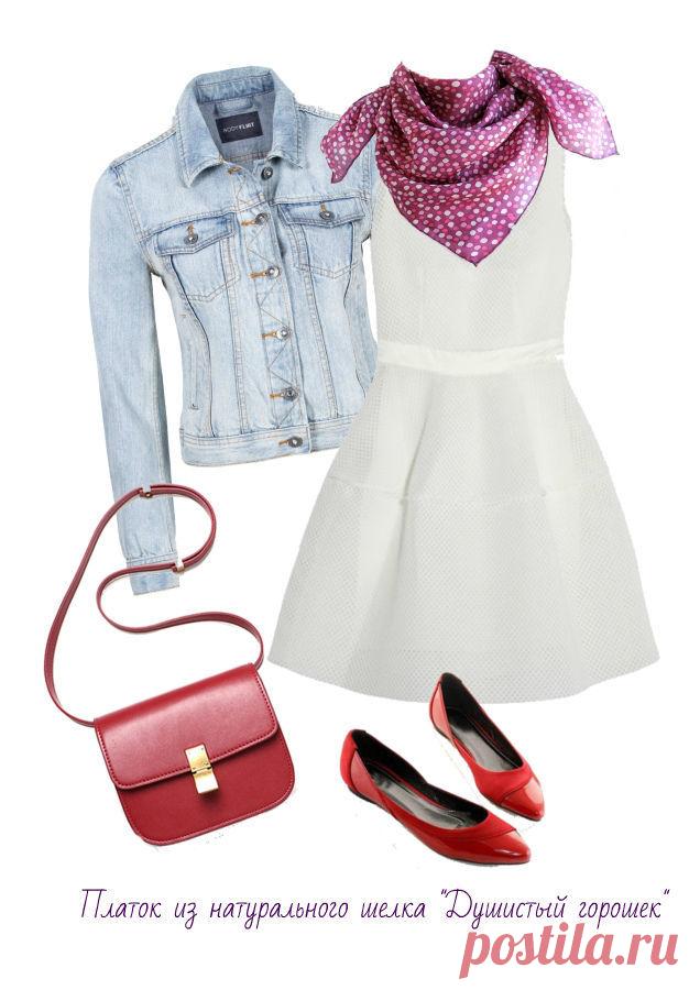 Батик платок Душистый горошек – купить в интернет-магазине на Ярмарке Мастеров с доставкой - 98O4NRU | Архангельск