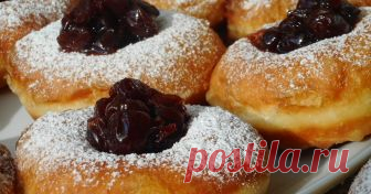 Пухкави понички с дупка