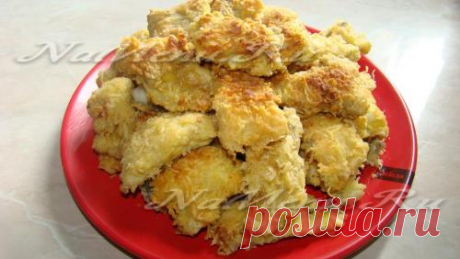 Рыбные наггетсы с сыром