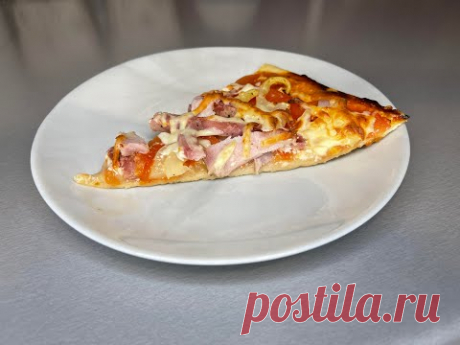 Простой рецепт теста для тоненькой итальянской пиццы 🍕Італійська піца дуже простий рецепт