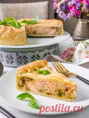 Рецепт песочного рыбного пирога c рисом с фото пошагово на Вкусном Блоге