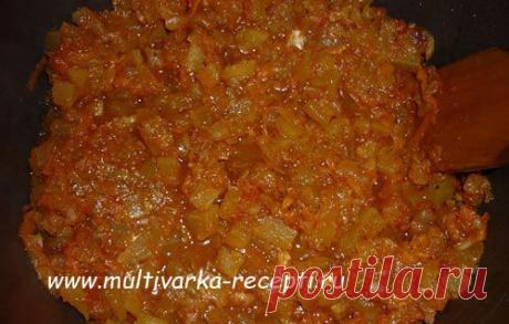 Кабачковая икра кубиками в мультиварке: |