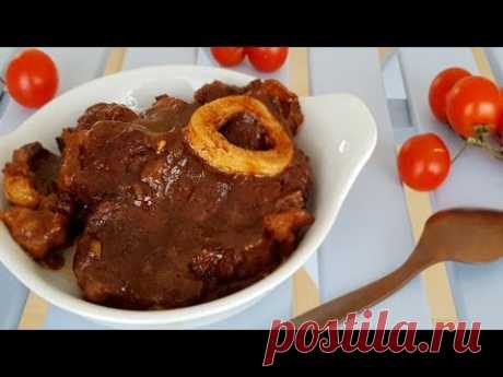 Оссобуко, как это вкусно! Оторваться невозможно. Рецепт тушенного мяса с луком