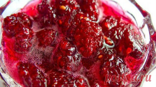 Пятиминутное малиновое варенье. Аромат и вкус божественный!