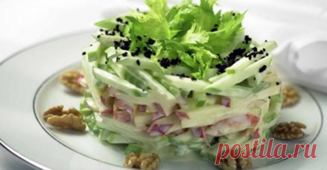 Гастрономический оргазм: Салат из капусты и сельдерея «пикантный» - Секреты.нет