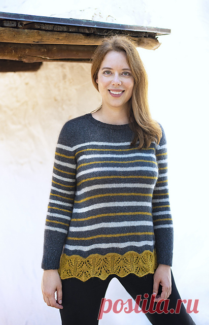 Ravelry: рисунок Паломар Пуловер от Ирины Аникеевой