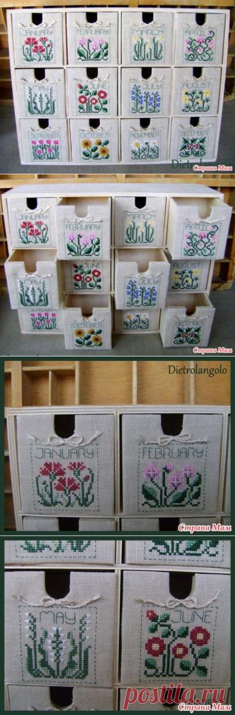 Цветочный календарь ( вариант оформления) - Бискорню и другие &quot;кривульки&quot; - Страна Мам