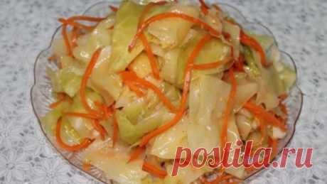 Все, кто пробуют, остаются в восторге! Вкуснейшая капуста по-корейски.