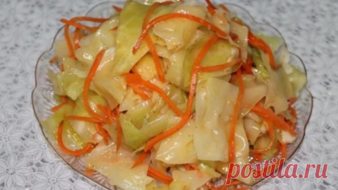 Все, кто пробуют, остаются в восторге! Вкуснейшая капуста по-корейски.